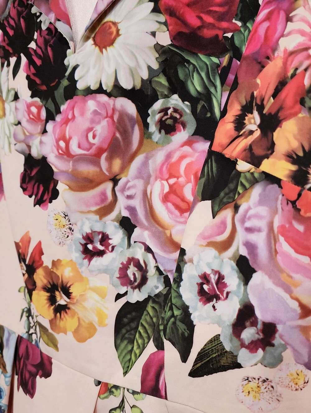 Ted Baker London Deavon Oil Painting Floral Fit-and-Flare Dress Size 4 - Picture 3 of 12